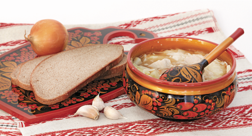 Русские супы: щи, солянка, рассольник, окрошка